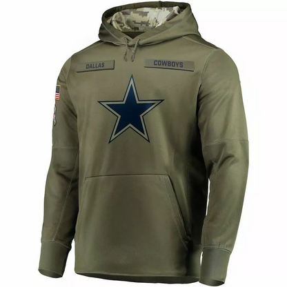 D.Cowboys 2024 Salute To Service Club Pullover Hoodie Cheap sale Birthday and Christmas gifts Stitched American Football Jerseys - Main View