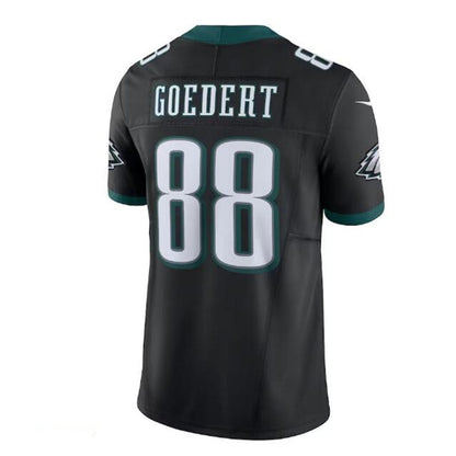 P.Eagles # #88 Dallas Goedert Vapor F.U.S.E. Limited Jersey - Black Stitched American Football Jerseys - Main View