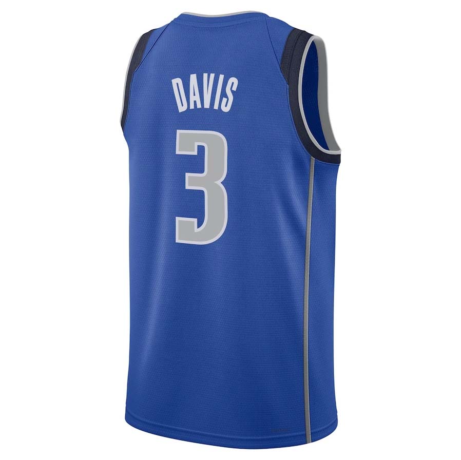 D.Mavericks #3 Anthony Davis Icon Swingman Jersey – Unisex Stitched American Basketball Jersey - Main View