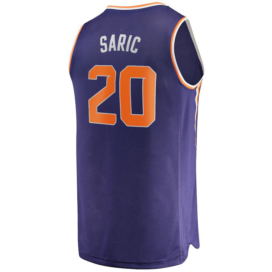 P.Suns #20 Dario Saric Fanatics Branded Fast Break Player Replica Jersey Purple Stitched American Basketball Jersey - Main View
