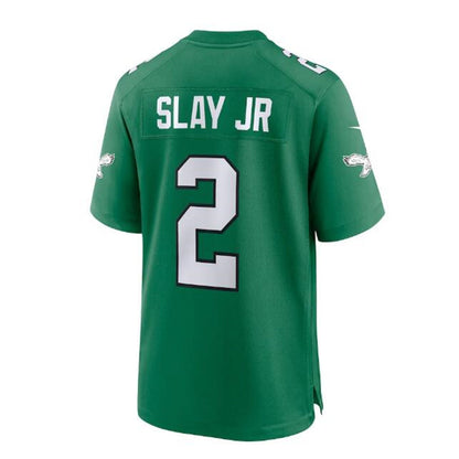P.Eagles #2 Darius Slay Jr. Alternate Game Player Jersey - Kelly Green Stitched American Football Jerseys - Main View