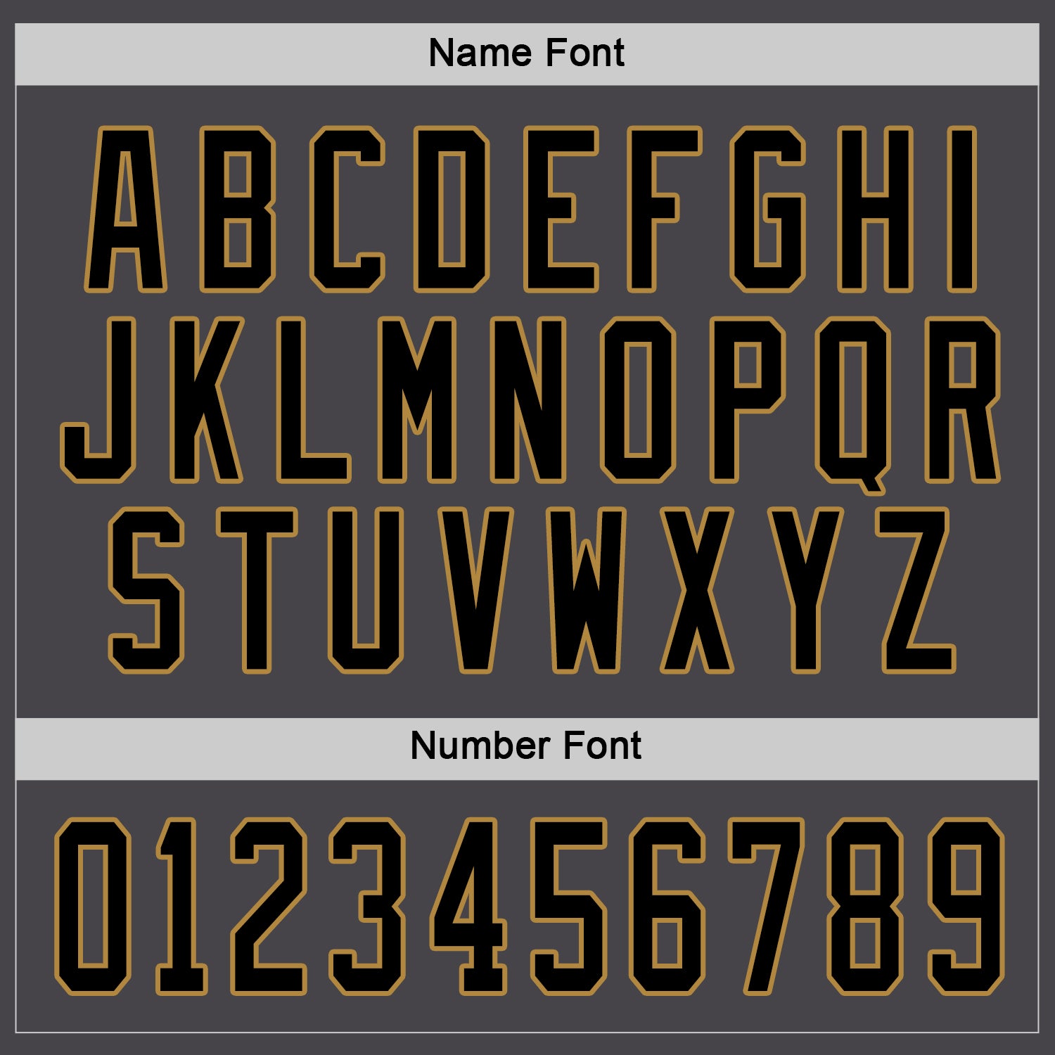 Custom Steel Gray Black-Old Gold Hockey Jersey view 4