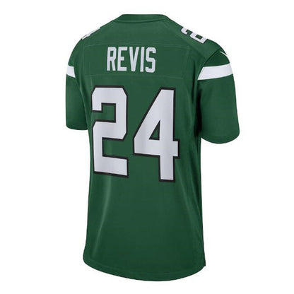 NY.Jets #24 Darrelle Revis Retired Player Game Jersey - Gotham Green Stitched American Football Jerseys - Main View
