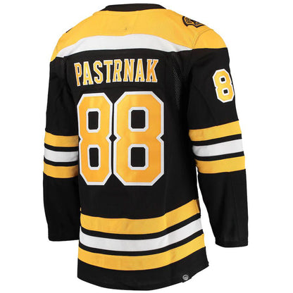 B.Bruins #88 David Pastrnak Home Primegreen Authentic Pro Player Jersey Black Stitched American Hockey Jerseys - Main View