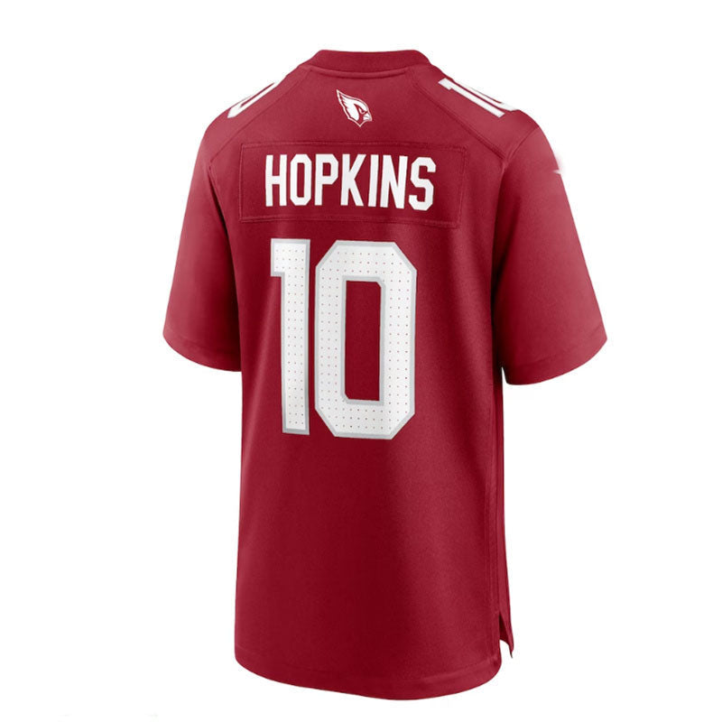 A.Cardinal #10 DeAndre Hopkins Game Player Jersey - Cardinal Stitched American Football Jerseys - Main View