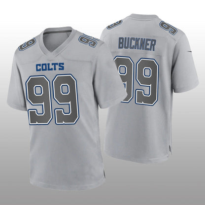 IN.Colts #99 DeForest Buckner Gray Game Atmosphere Jersey Stitched American Football Jerseys - Main View