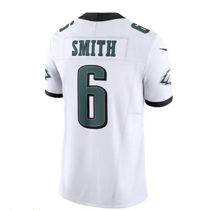 P.Eagles #6 DeVonta Smith Vapor F.U.S.E. Limited Jersey - White Stitched American Football Jerseys - Main View