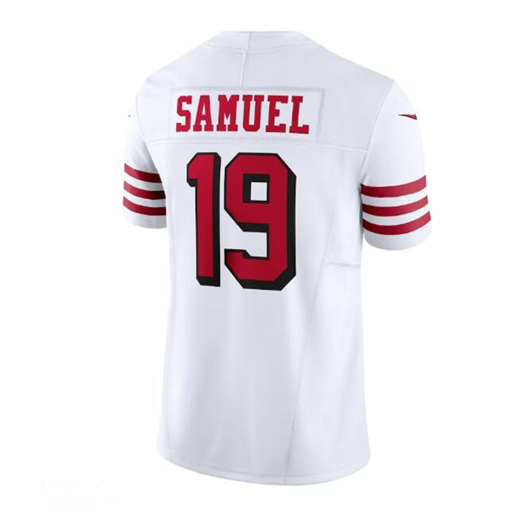 SF. 49ers #19 Deebo Samuel Alternate Vapor F.U.S.E. Limited Jersey - WhiteStitched American Football Jersey - Main View