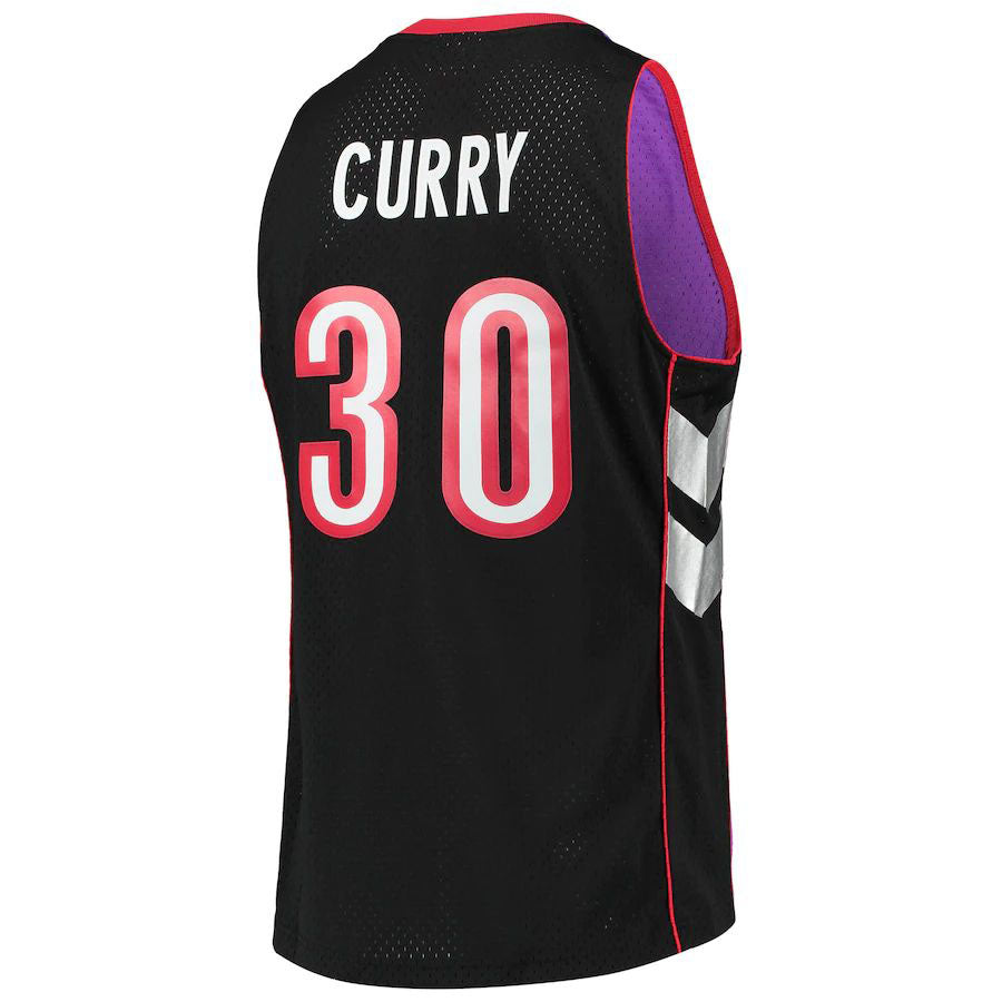 T.Raptors #30 Dell Curry Mitchell & Ness  Hardwood Classics Swingman Jersey Purple Stitched American Basketball Jersey - Main View