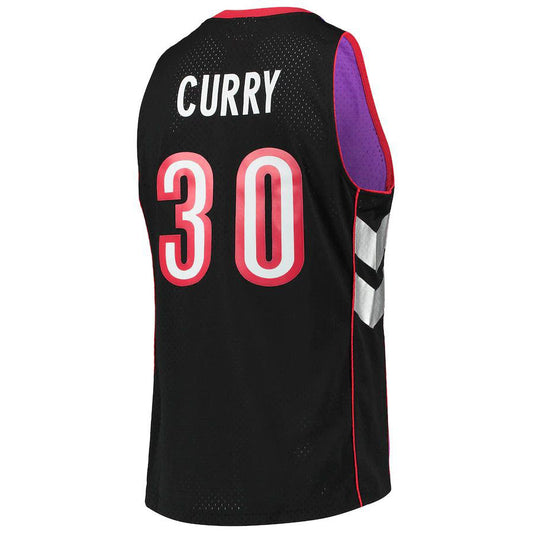 T.Raptors #30 Dell Curry Mitchell & Ness  Hardwood Classics Swingman Jersey Purple Stitched American Basketball Jersey - Main View