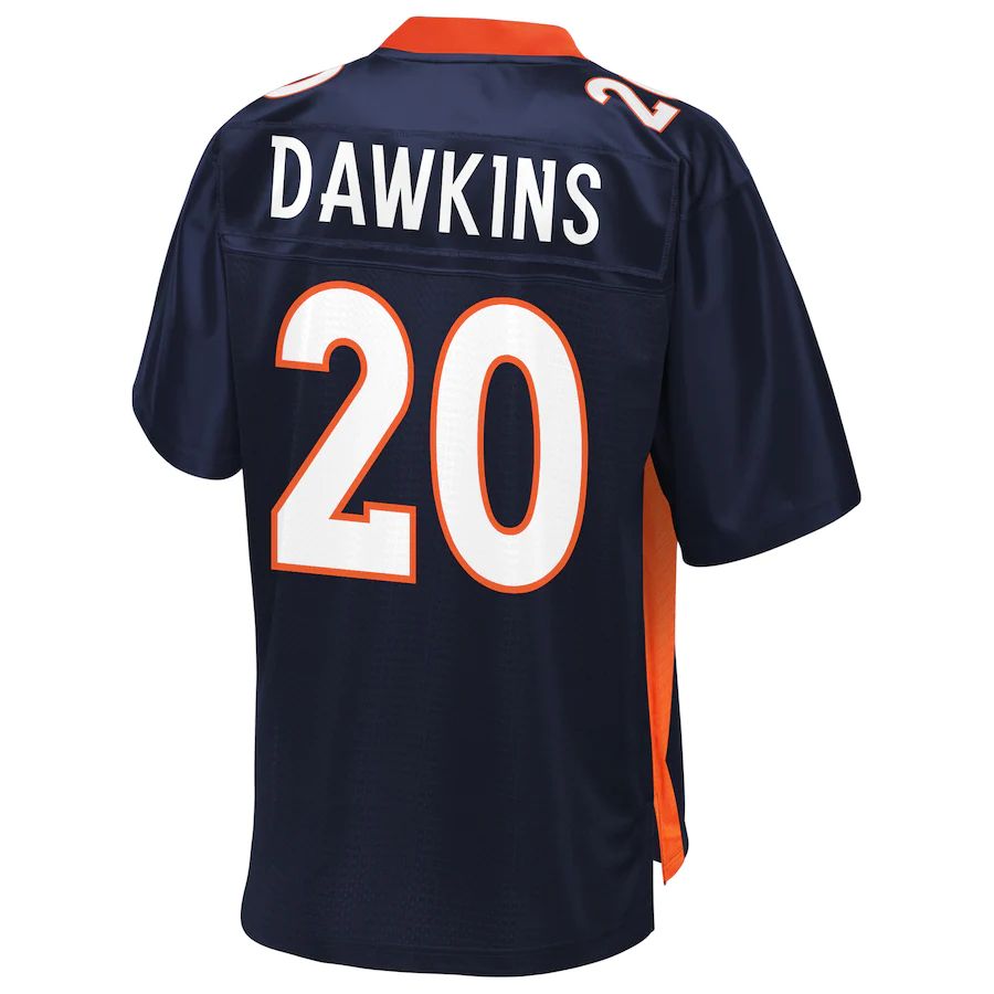 D.Broncos #20 Brian Dawkins Pro Line Navy Retired Player Jersey Stitched American Football Jerseys - Main View