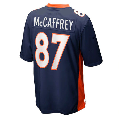 D.Broncos #87 Ed McCaffrey Navy Retired Player Jersey Stitched American Football Jerseys - Main View