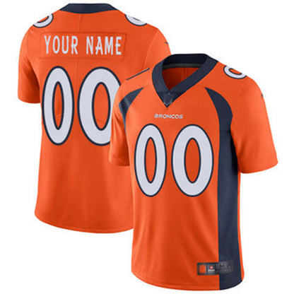 Custom D.Broncos Orange  Vapor Untouchable Player Limited Jersey Stitched Jersey American Football Jerseys - Main View