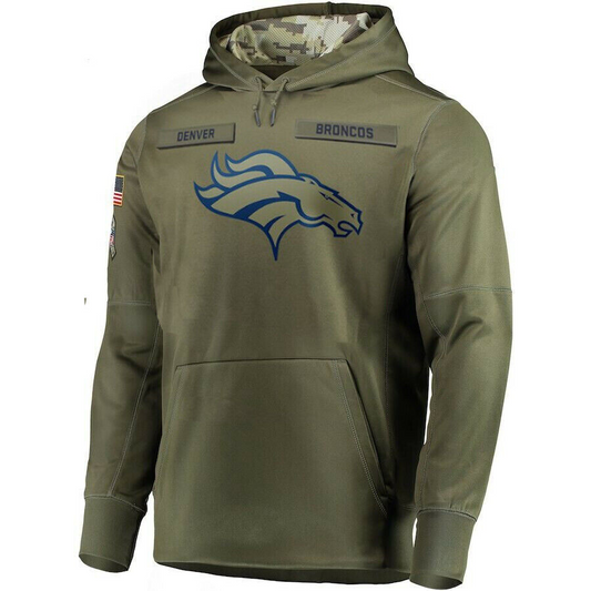 D.Broncos 2024 Salute To Service Club Pullover Hoodie Cheap sale Birthday and Christmas gifts Stitched American Football Jerseys - Main View