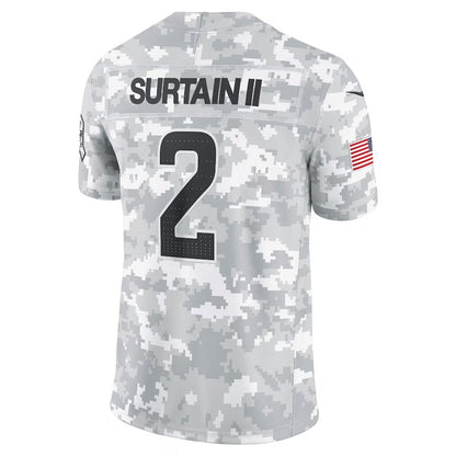D.Broncos #2 Patrick Surtain II Arctic Camo 2024 Salute to Service Limited Stitched American Football Jerseys - Main View
