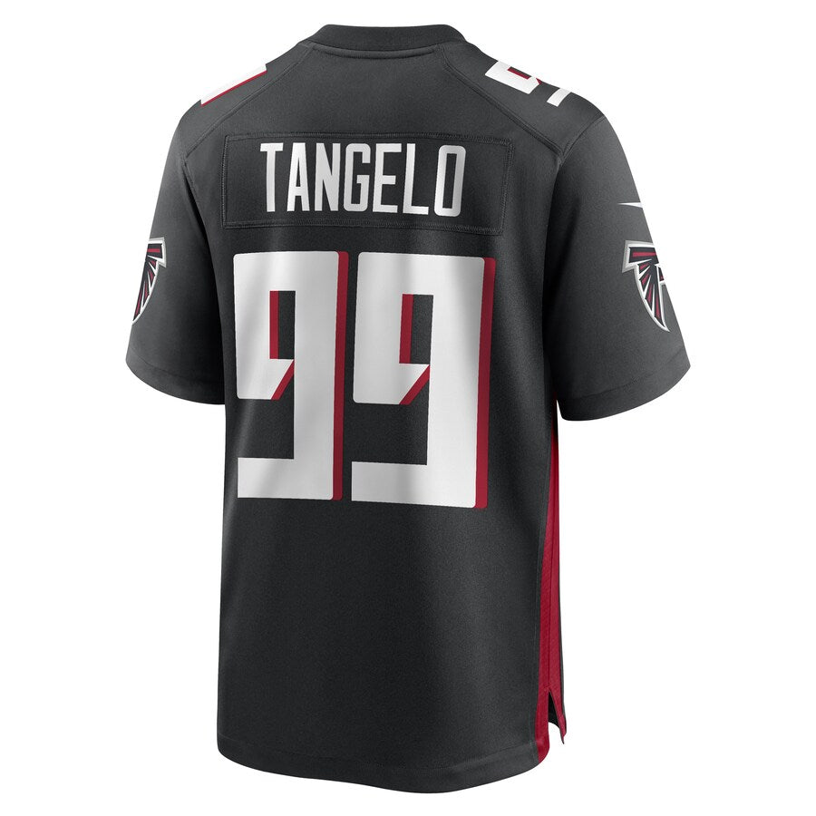 A.Falcons #99 Derrick Tangelo  Black Game Player Jersey Stitched American Football Jerseys - Main View