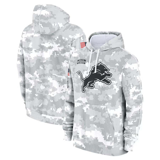D.Lions 2024 Salute To Service Club Pullover Hoodie Cheap sale Birthday and Christmas gifts Stitched American Football Jerseys - Main View
