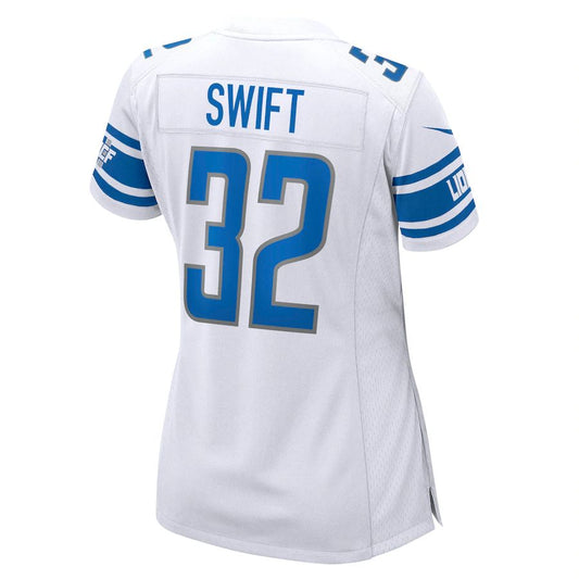 D.Lions #32 D'Andre White Game Jersey Stitched American Football Jerseys - Main View