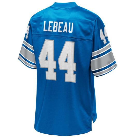 D.Lions #44 Dick LeBeau Pro Line Royal Replica Retired Player Jersey Stitched American Football Jerseys - Main View