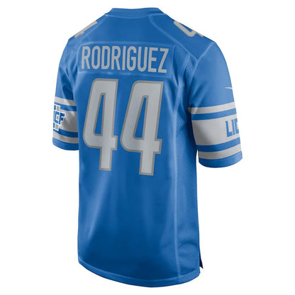D.Lions #44 Malcolm Rodriguez Blue Player Game Jersey Stitched American Football Jerseys - Main View