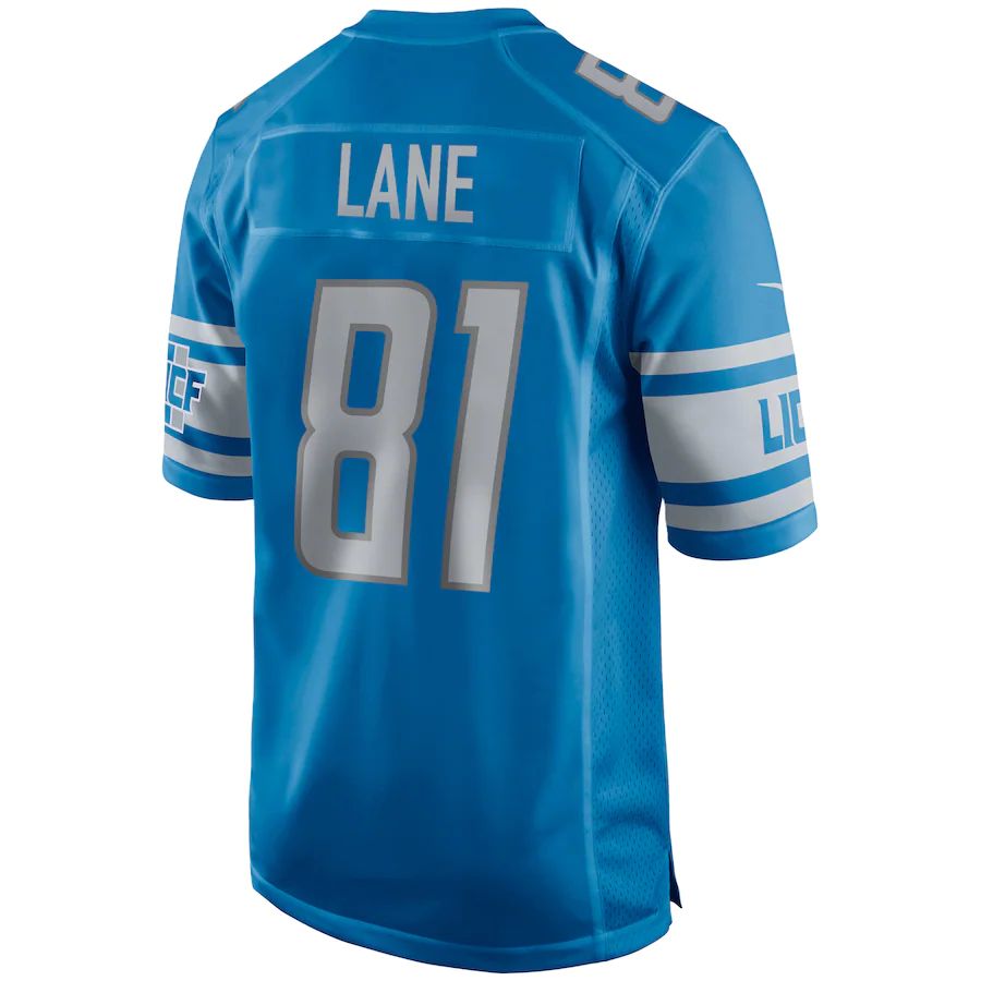 D.Lions #81 Night Train Lane Blue Game Retired Player Jersey Stitched American Football Jerseys - Main View