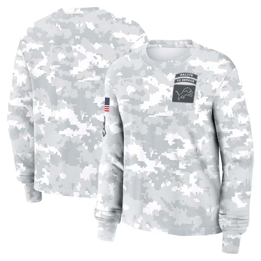 D.Lions 2024 Salute To Service Club Pullover Cheap sale Birthday and Christmas gifts Stitched American Football Jerseys - Main View