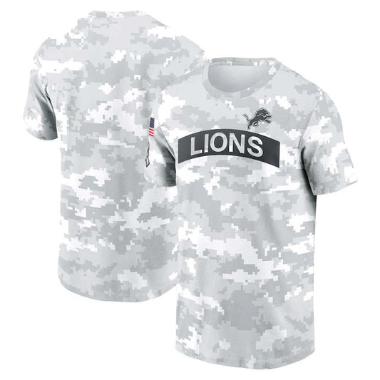 D.Lions 2024 Salute To Service Club Pullover T-Shirt Birthday and Christmas gifts Stitched American Football Jerseys - Main View
