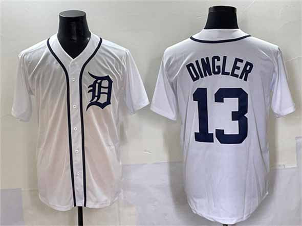 Detroit Tigers #13 Dillon Dingler Cool Base Stitched Baseball Jersey - Main View