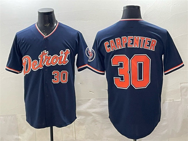 Detroit Tigers #30 Kerry Carpenter Navy 2026 Alternate Vapor Premier Limited Stitched Baseball Jersey - Main View