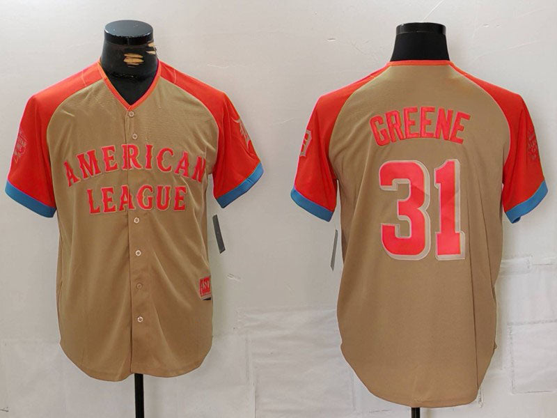 Detroit Tigers #31 Riley Greene Cream 2024 All Star Limited Stitched Baseball Jersey - Main View