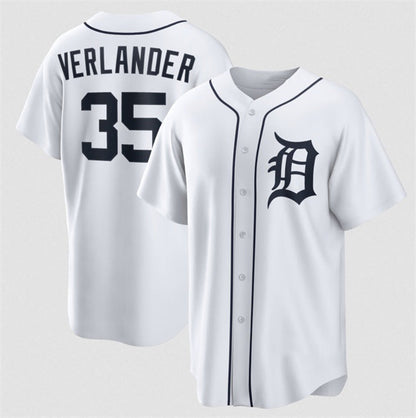 Detroit Tigers #35 Justin Verlander White 2026 Cool Base Stitched Baseball Jersey - Main View