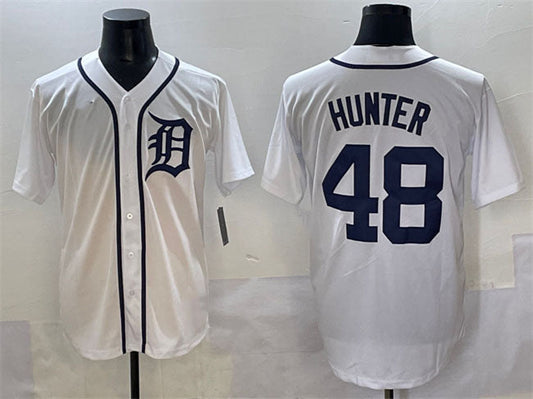 Detroit Tigers #48 Brant Hurter White Cool Base Stitched Baseball Jersey - Main View