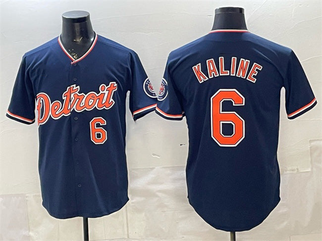 Detroit Tigers #6 Al Kaline Navy 2026 Alternate Vapor Premier Limited Stitched Baseball Jersey - Main View