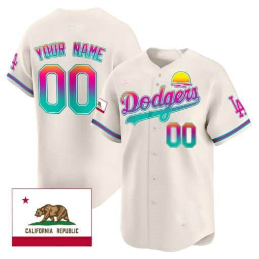 Custom Los Angeles Dodgers 2024 City Style Vapor Premier Limited – All Stitched Baseball Jersey view 3