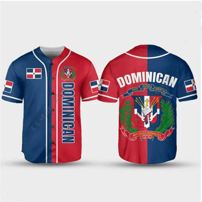 Dominican Republic 2023 World Baseball Classic Stitches Baseball Jerseys - Main View