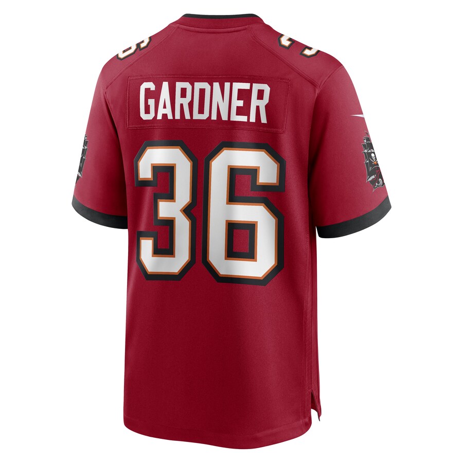 TB.Buccaneers #36 Bay Buccaneers Red Game Player Jersey Stitched American Football Jerseys - Main View