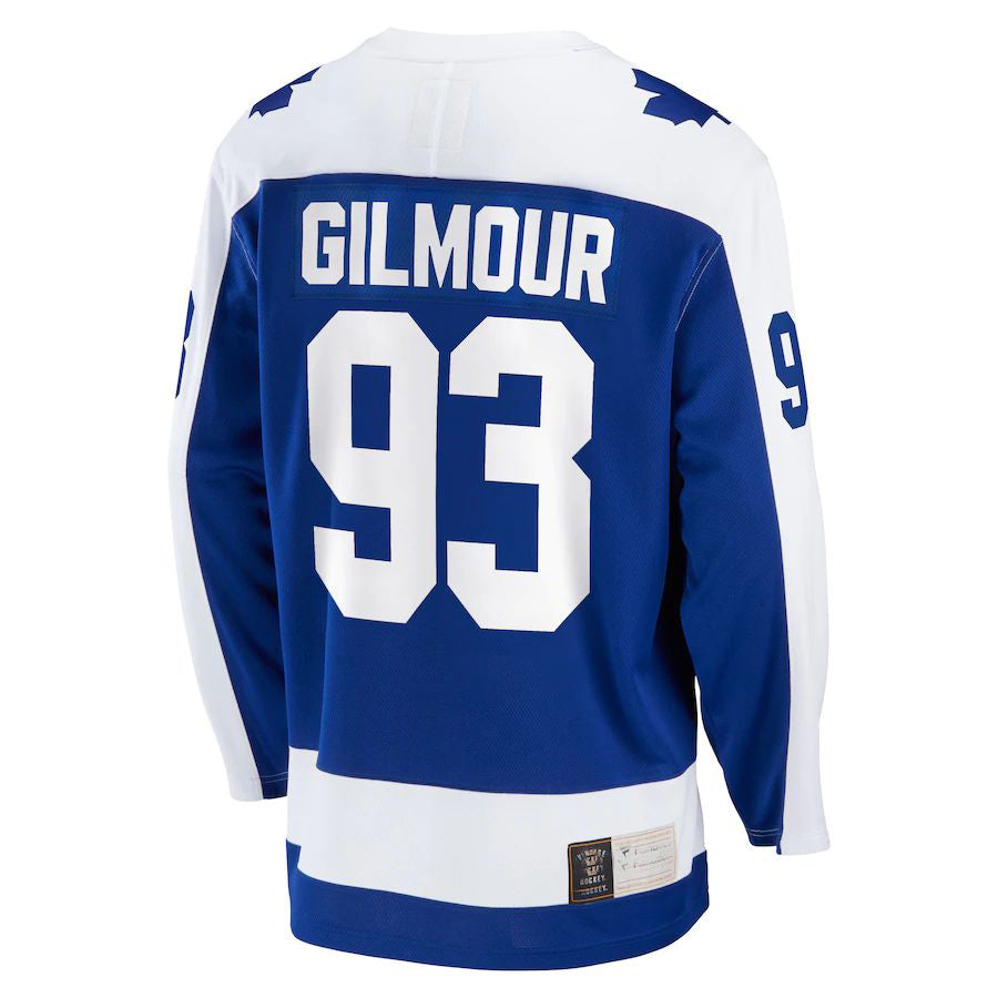 T.Maple Leafs #93 Doug Gilmour Fanatics Branded Breakaway Retired Player Jersey Blue Stitched American Hockey Jerseys - Main View