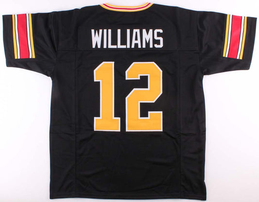 G.State Tigers #12 Doug Williams Black Gridiron Legends Football Jersey College Jerseys - Main View