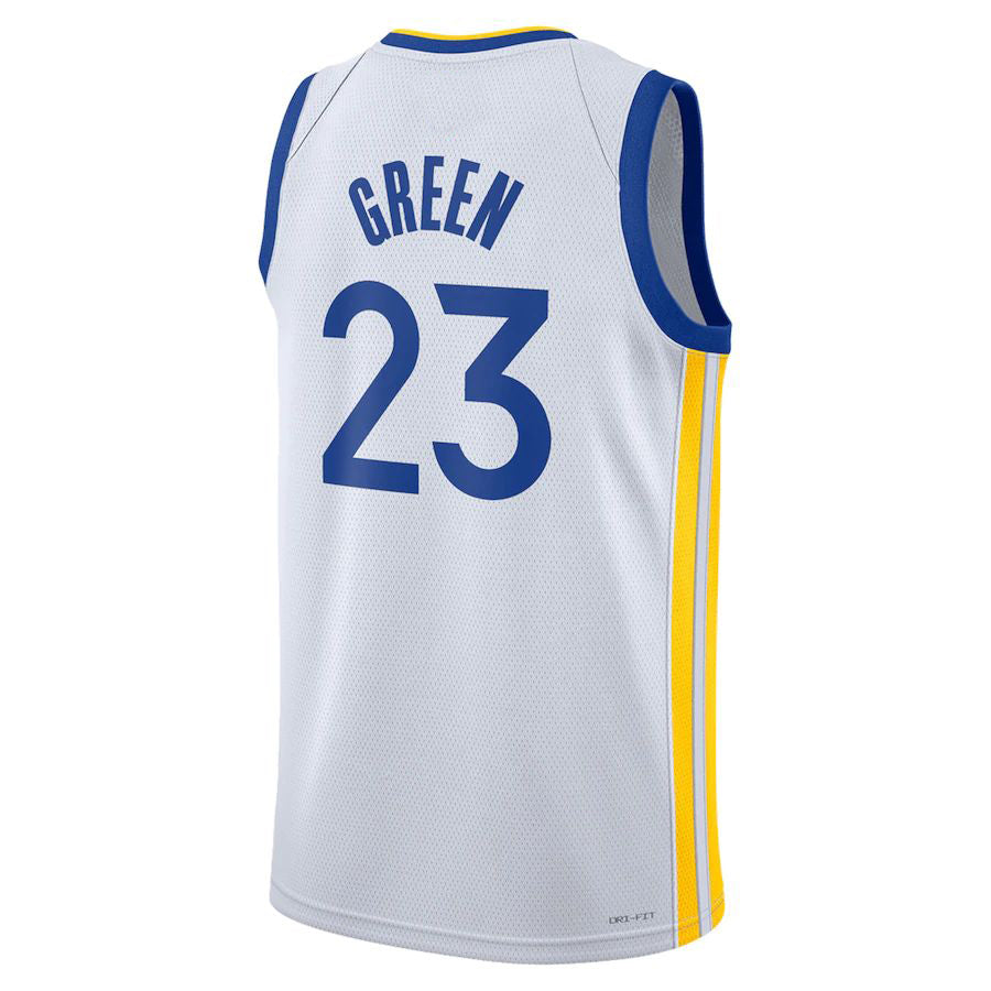 G.State Warriors #23 Draymond Green Unisex 2022-23 Swingman Jersey White Association Edition Stitched American Basketball Jersey - Main View