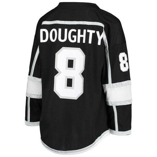 LA.Kings #8 Drew Doughty Home Replica Player Jersey  Black Stitched American Hockey Jerseys - Main View