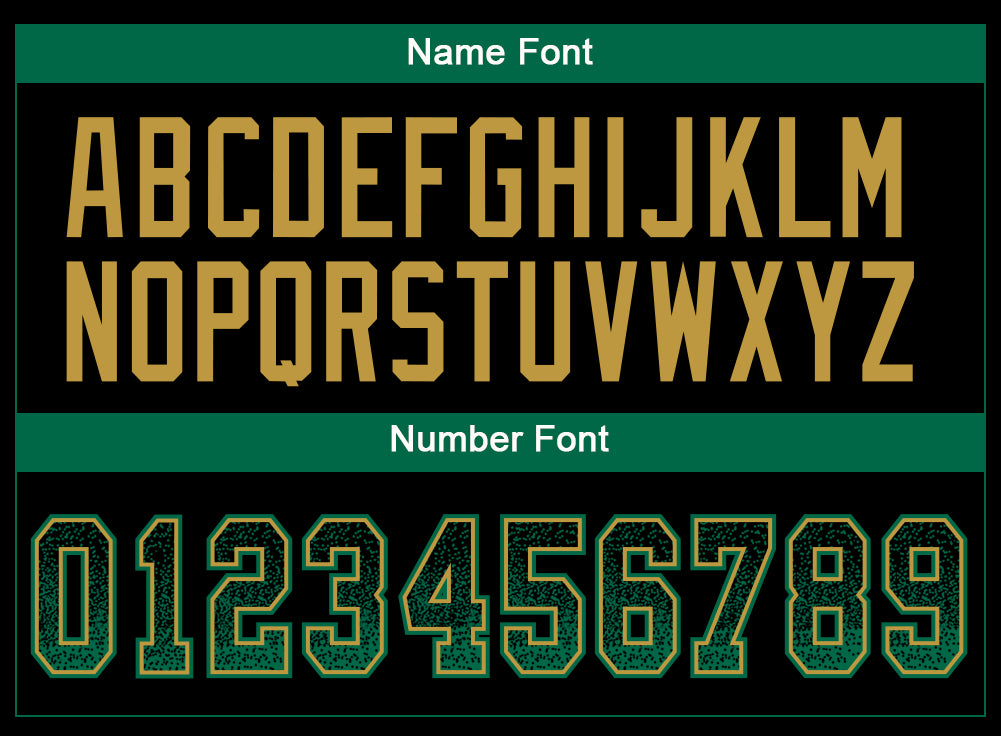 Custom Black Kelly Green-Old Gold Drift Fashion Football Jersey view 4