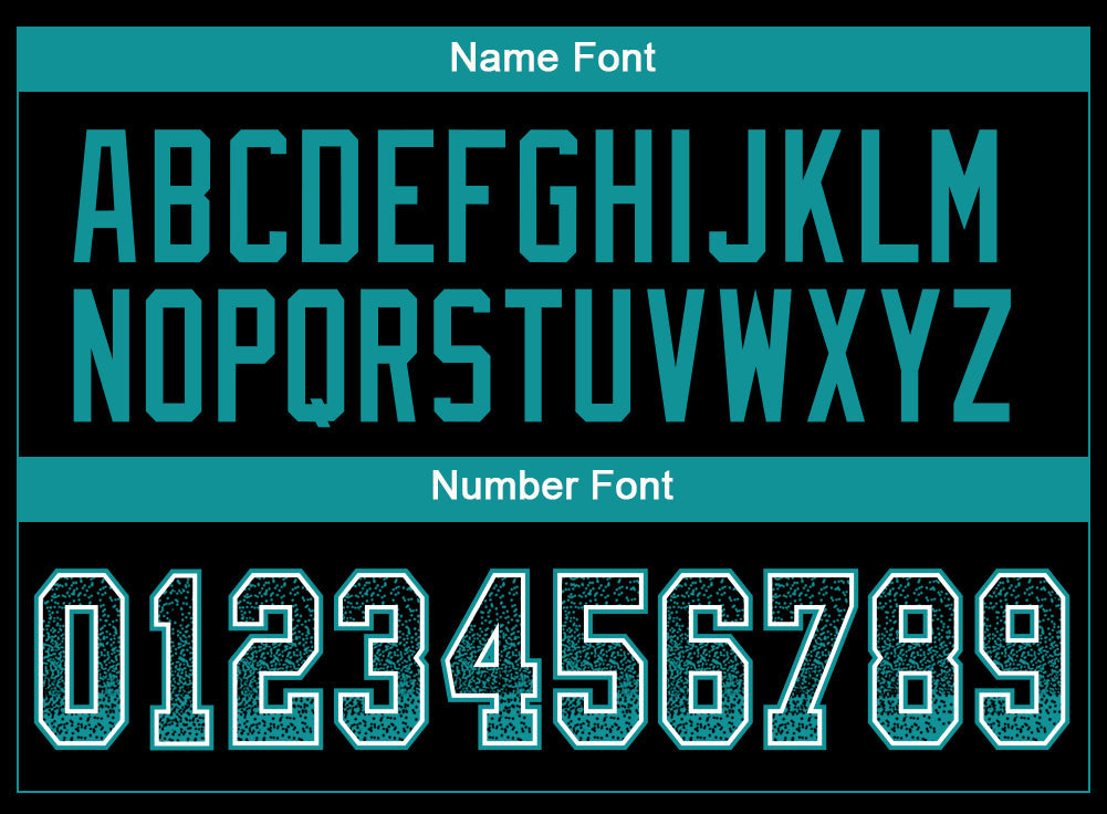 Custom Black Teal-White Drift Fashion Football Jersey view 4