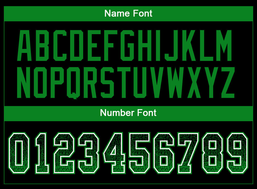 Custom Black Grass Green-White Drift Fashion Football Jersey view 4