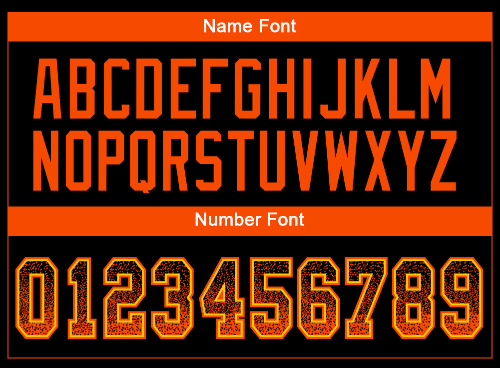 Custom Black Orange-Yellow Drift Fashion Football Jersey view 4