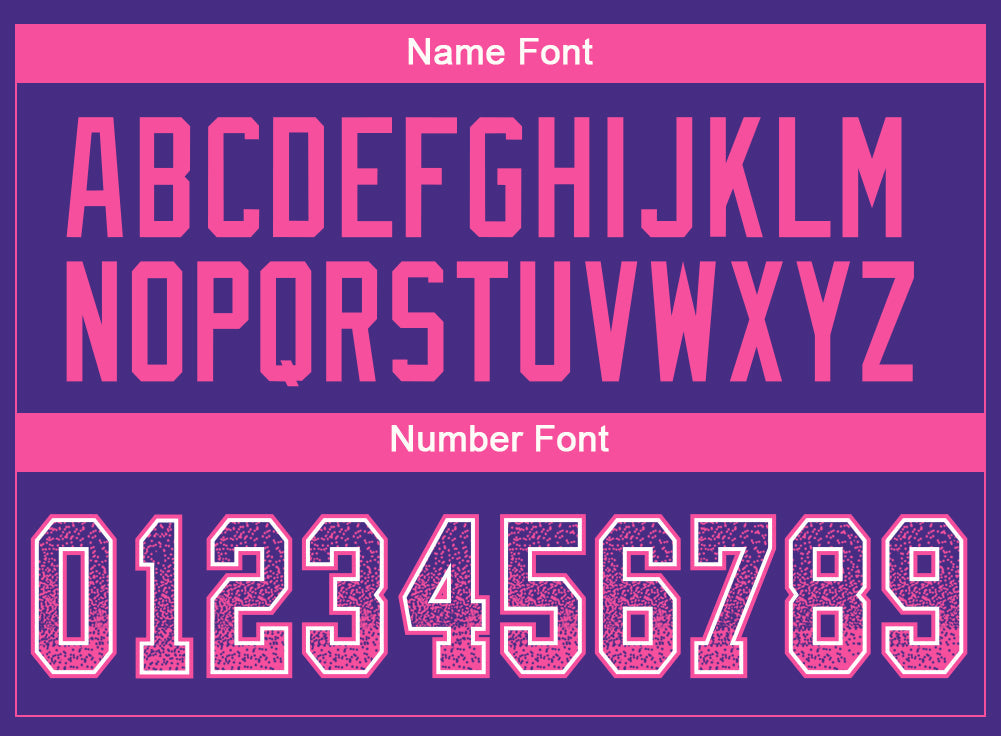 Custom Purple Pink-White Drift Fashion Football Jersey view 4