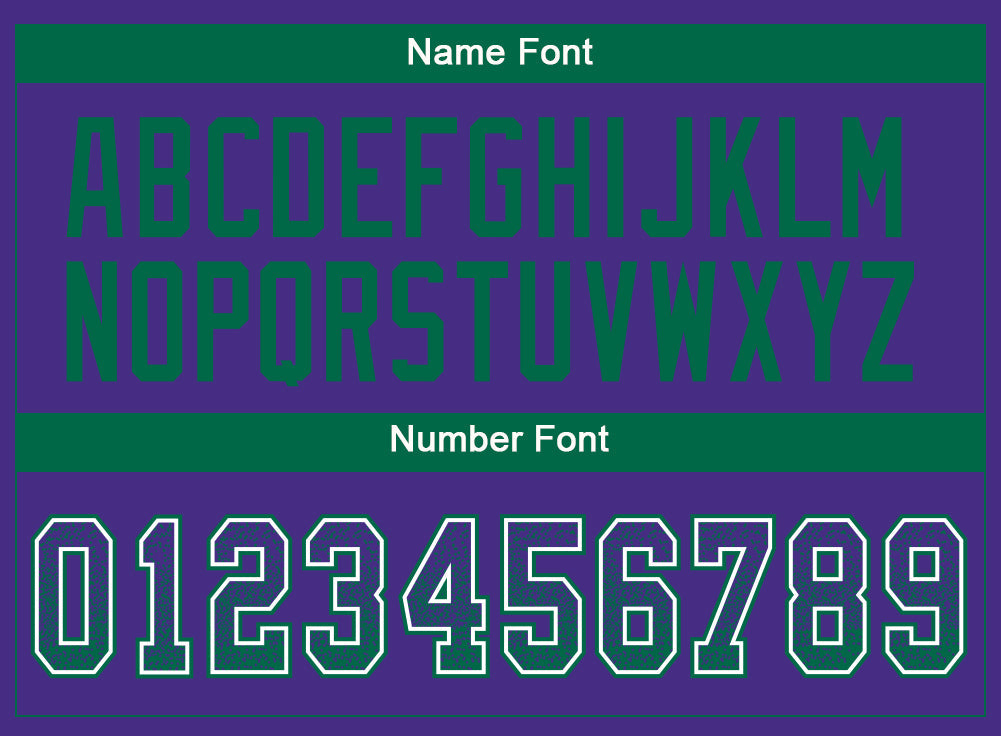 Custom Purple Kelly Green-White Drift Fashion Football Jersey view 4