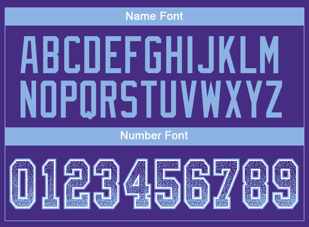 Custom Purple Light Blue-White Drift Fashion Football Jersey view 4