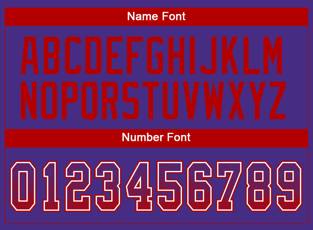 Custom Purple Red-White Drift Fashion Football Jersey view 4