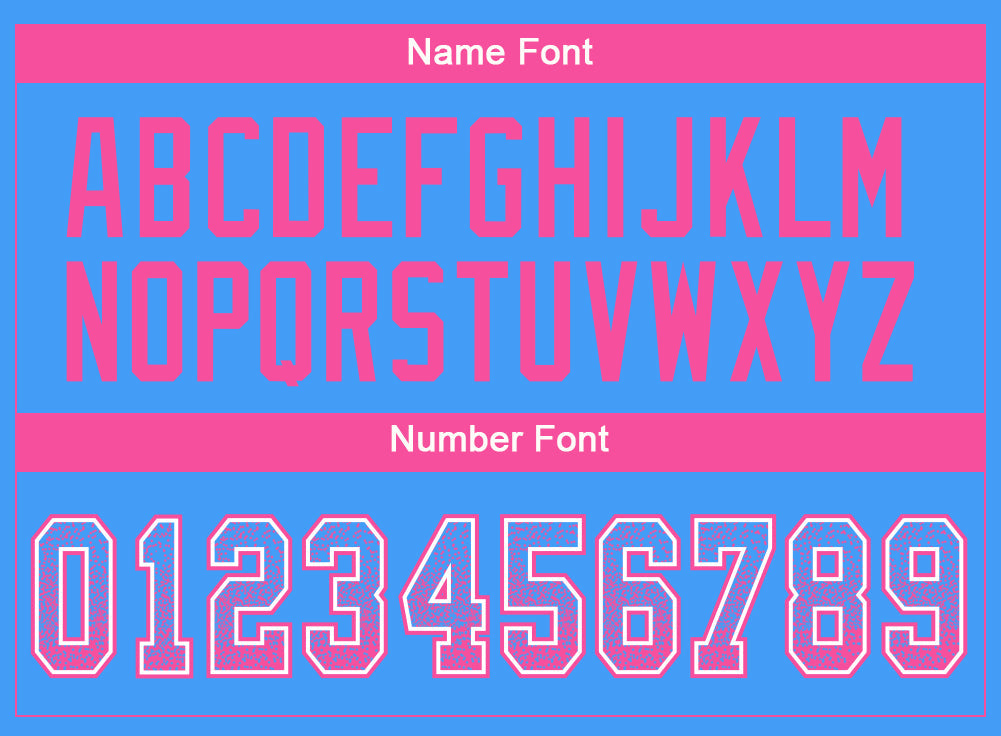 Custom Powder Blue Pink-White Drift Fashion Football Jersey view 4