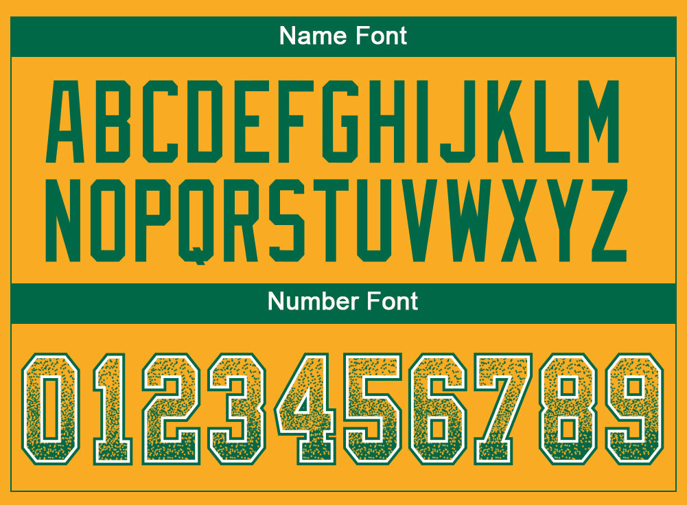 Custom Gold Kelly Green-White Drift Fashion Football Jersey view 4